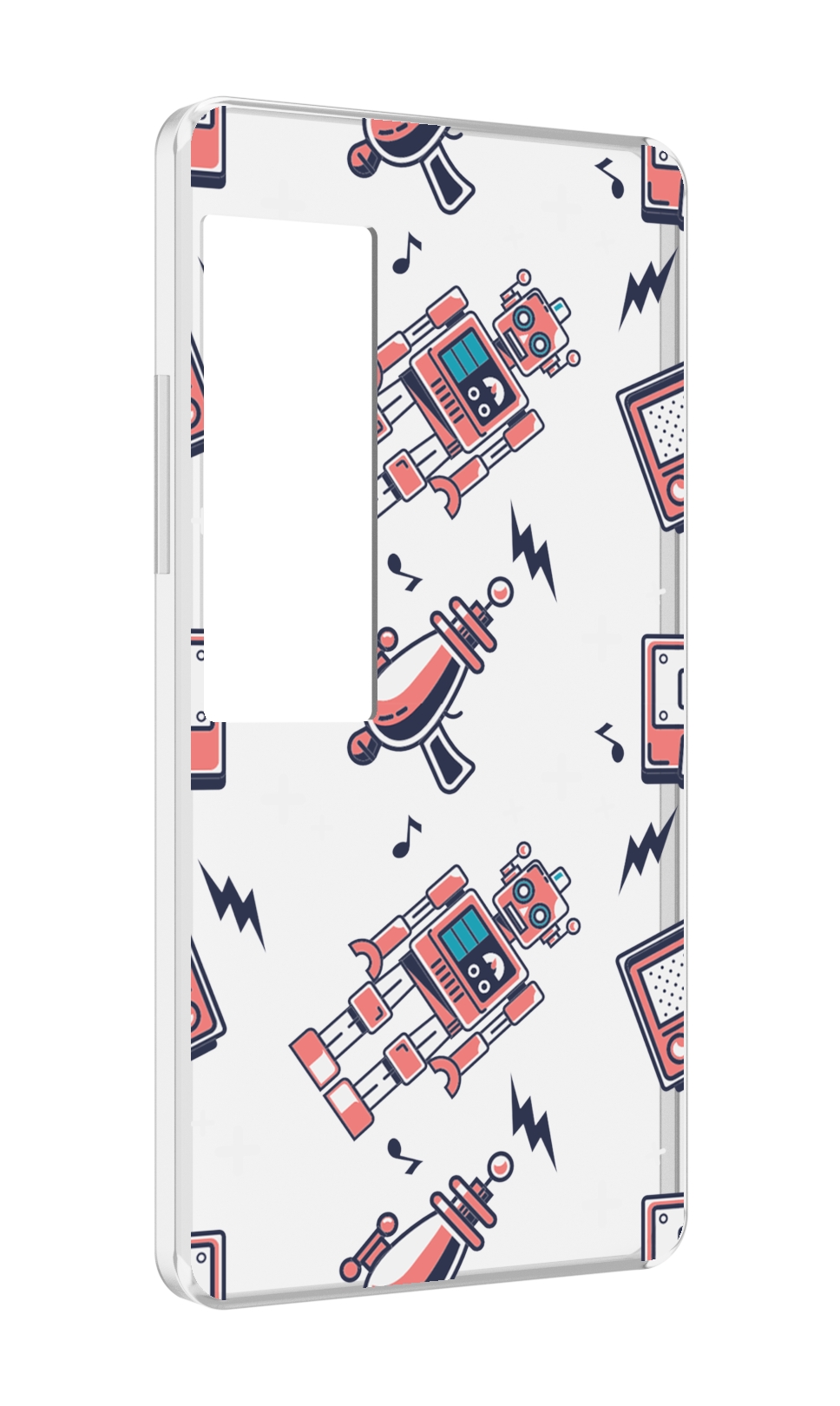 

Чехол MyPads мини-роботы для Meizu Pro 7 Plus, Прозрачный, Tocco