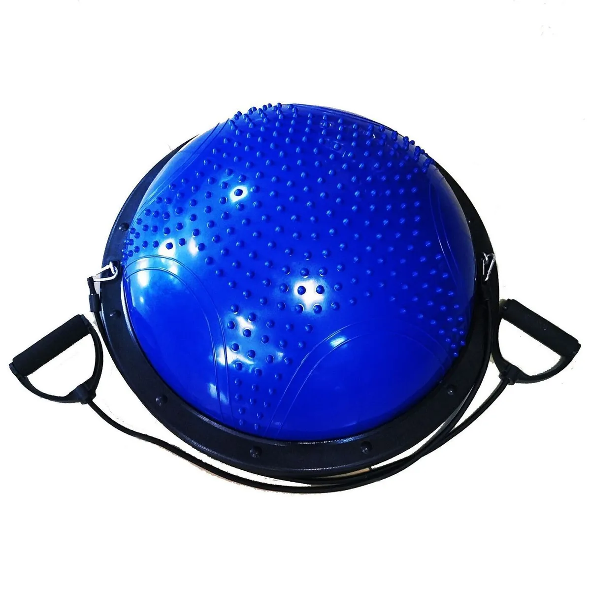 Полусфера для фитнеса масажная (мяч Босу) CLIFF 60см, синяя