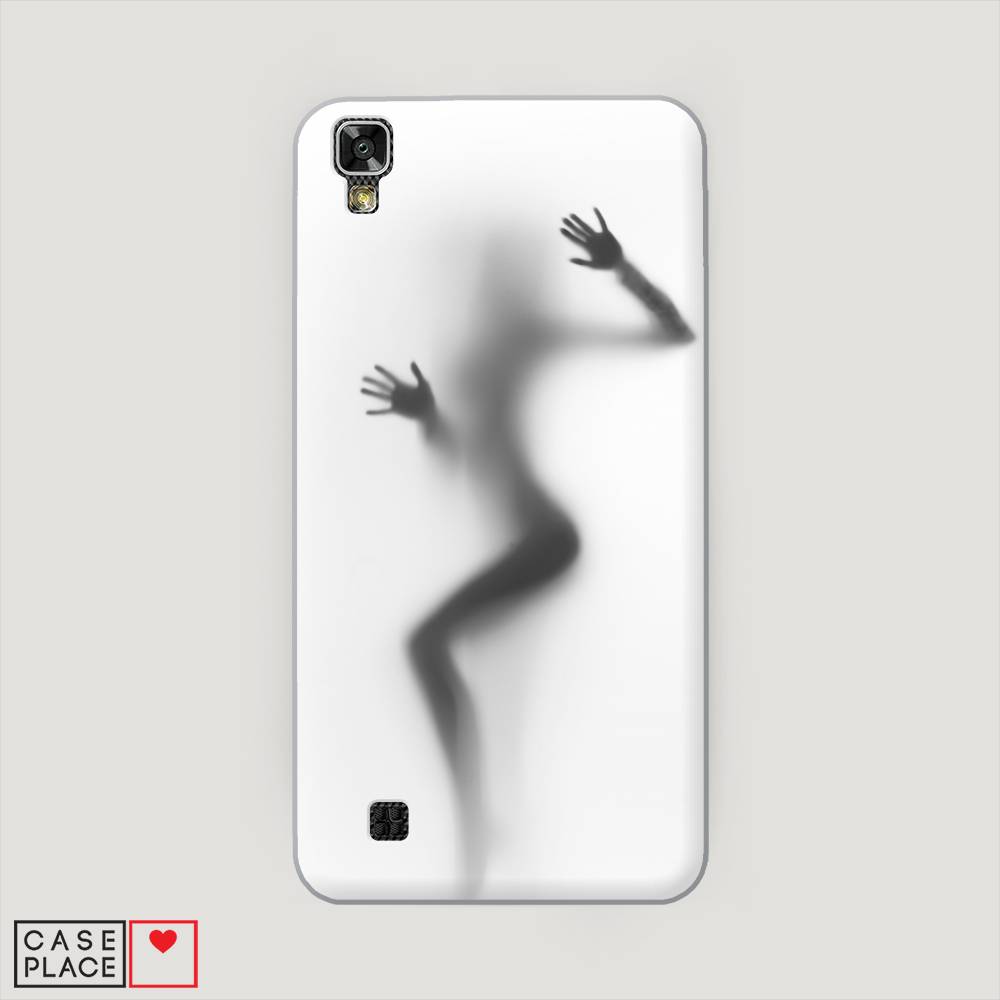 

Чехол Awog на LG X Power (K220DS) "Девушка в душе", Серый;белый;черный, 82350-7