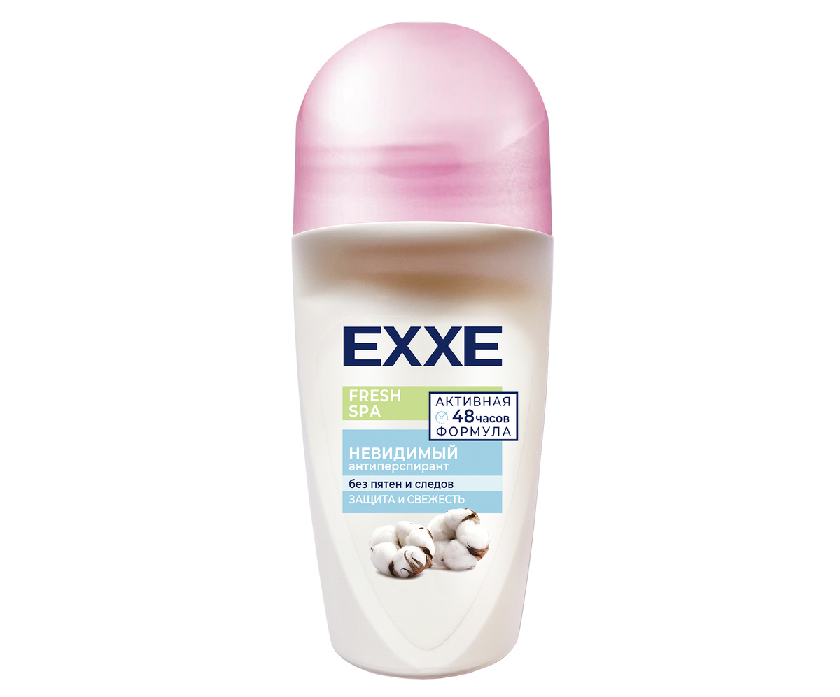 Дезодорант Exxe Fresh SPA Невидимый антиперспирант, роликовый, женский, 50 мл