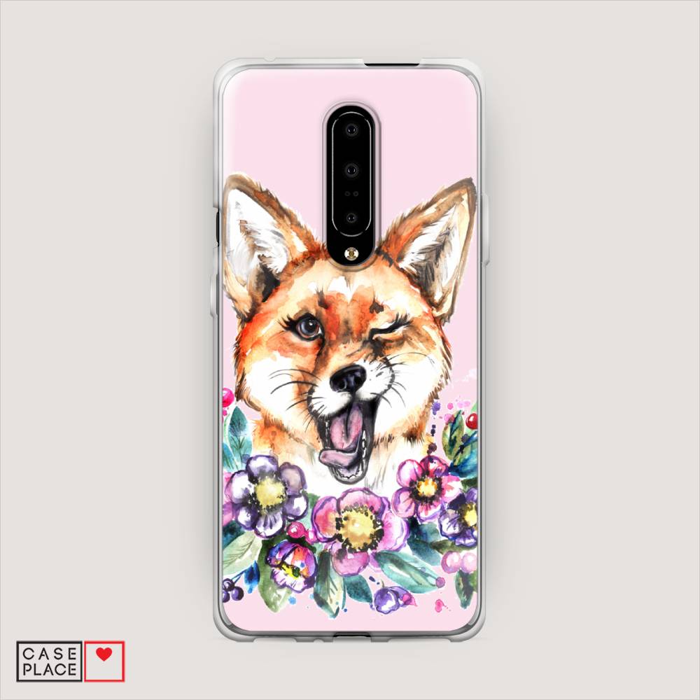 

Чехол Awog на OnePlus 7 Pro / ВанПлас 7 Pro "Подмигивающая лиса", Оранжевый, 150850-10