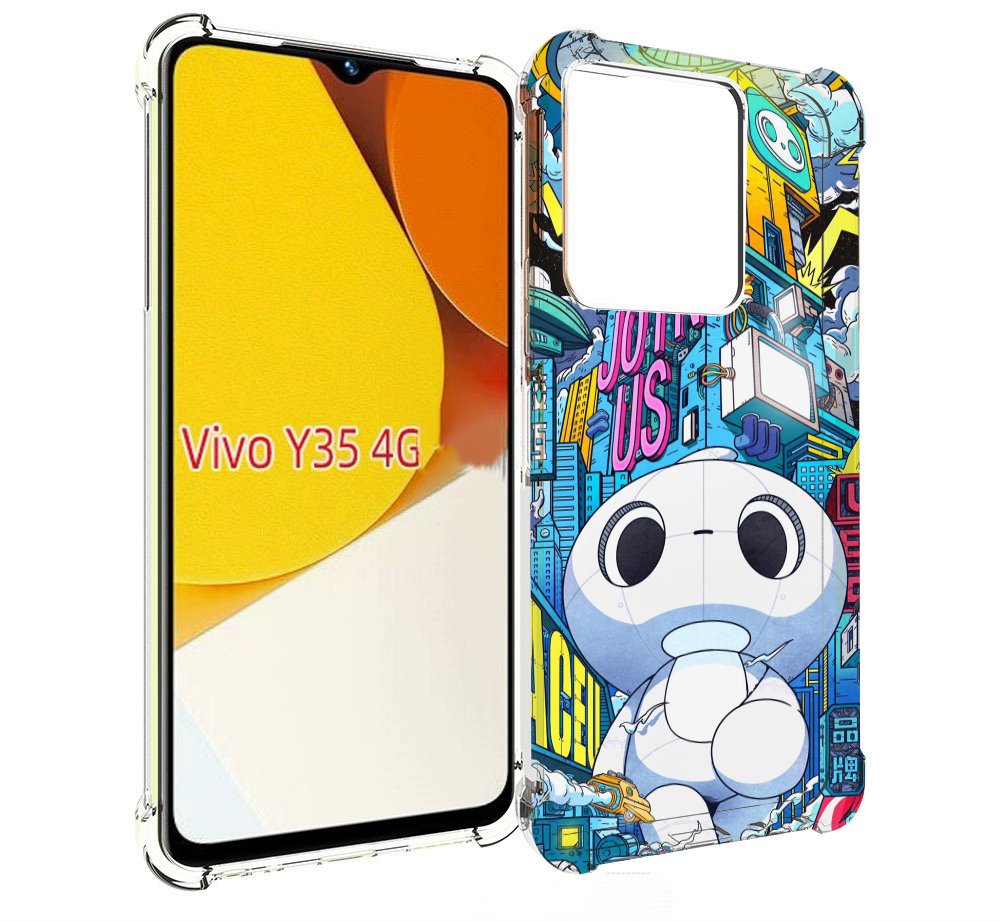 

Чехол MyPads FaceU для Vivo Y35 4G 2022 / Vivo Y22, Прозрачный, Tocco