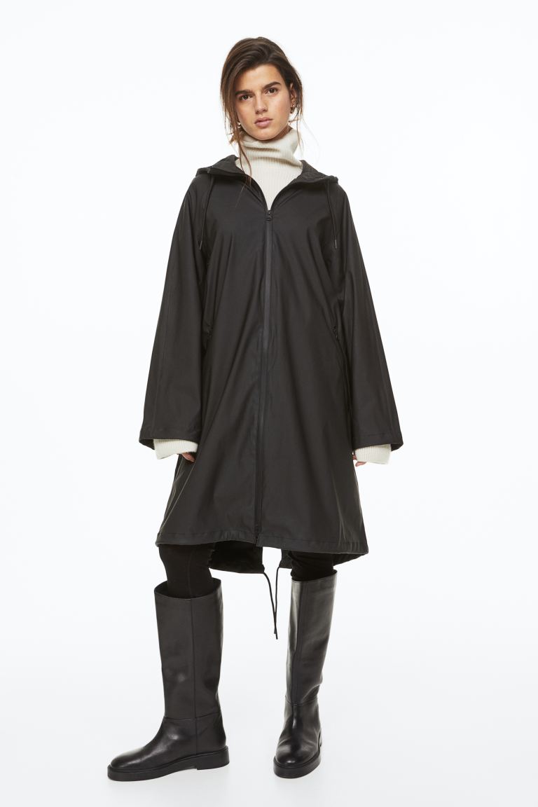 

Плащ женский H&M 1133458001 черный L (доставка из-за рубежа), 1133458001