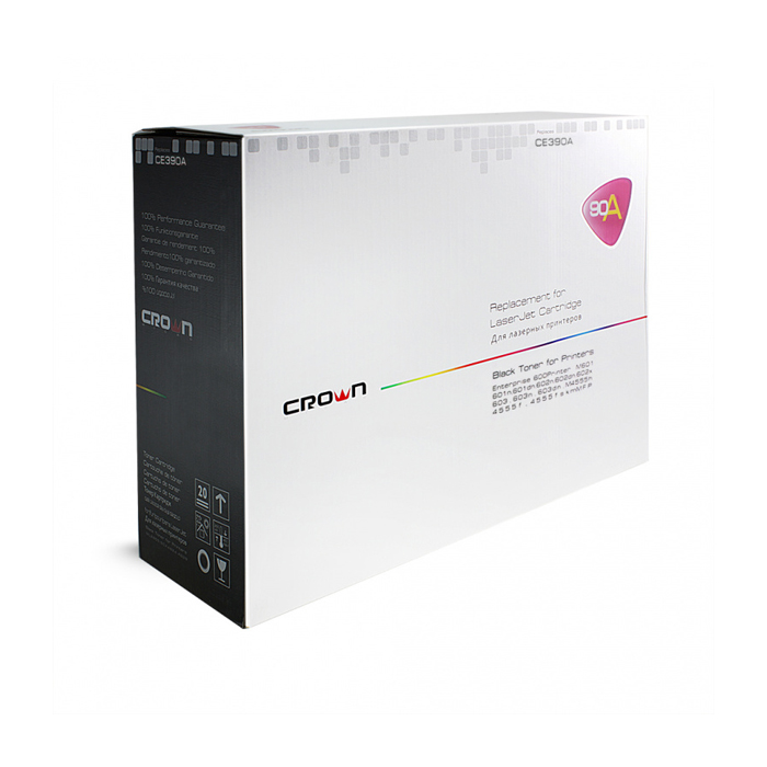 

Картридж Crown CM-CE390A, Черный, CM-CE390A