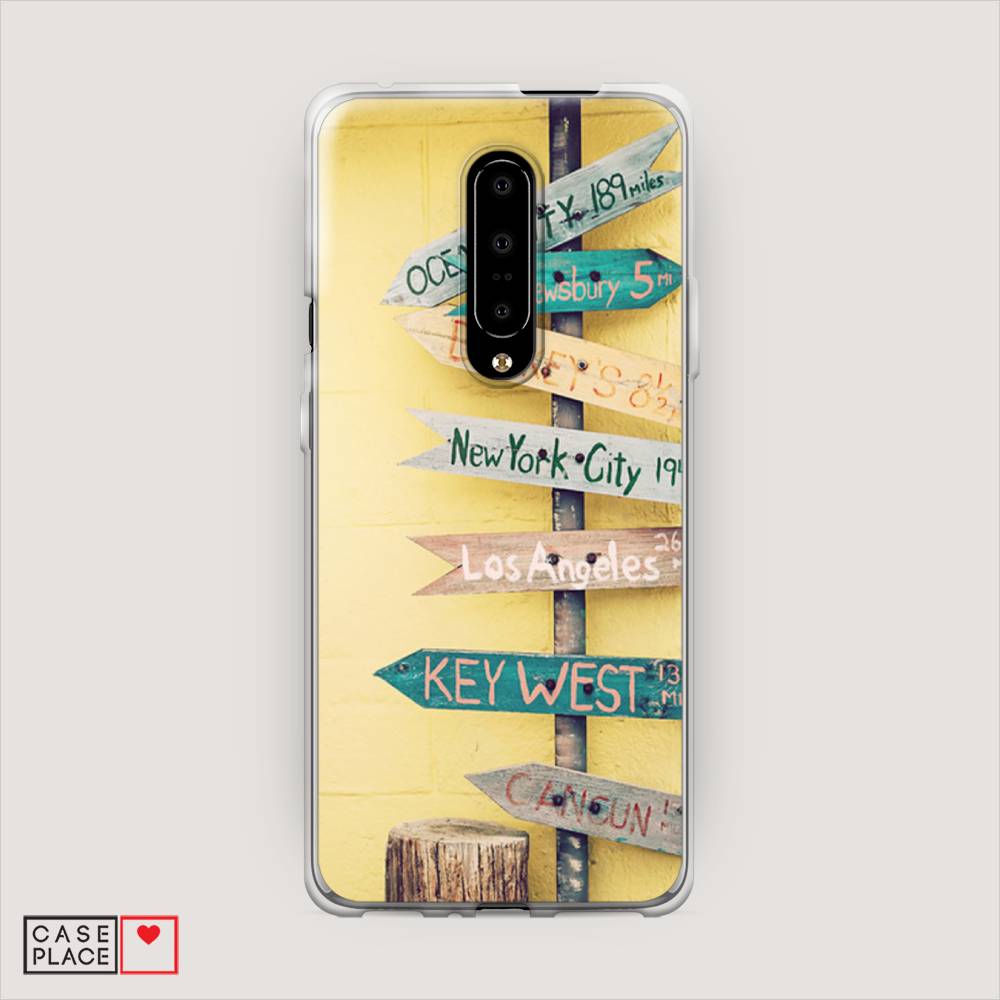 

Чехол Awog на OnePlus 7 Pro / ВанПлас 7 Pro "Нулевой километр", Желтый, 150850-4