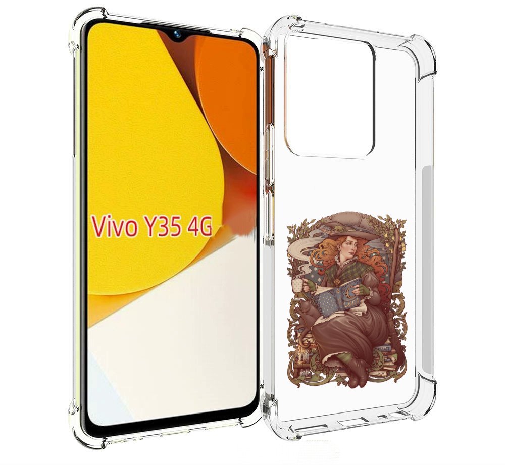 Чехол MyPads Женские_126 для Vivo Y35 4G 2022 / Vivo Y22