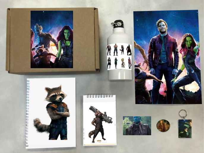 

Бокс с подарком Стражи Галактики, Guardians of the Galaxy - 4, 54316422-1, 7 предметов