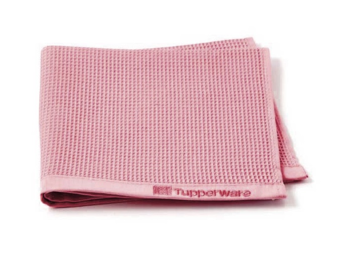 

Салфетка из микрофибры Tupperware розовая для мытья окон, зеркал, кафеля, 1 шт, микрофибра