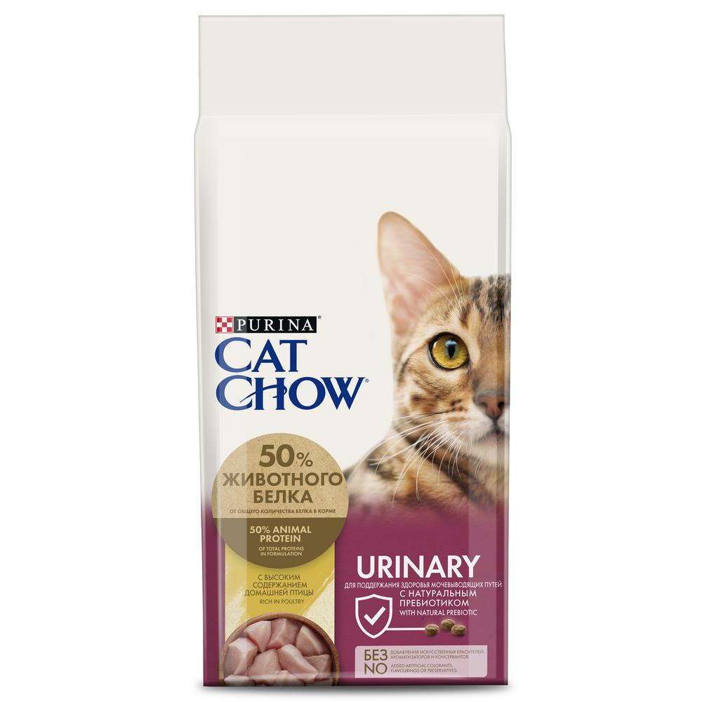 фото Сухой корм для кошек cat chow special care urinary tract health, при мкб, птица, 15кг