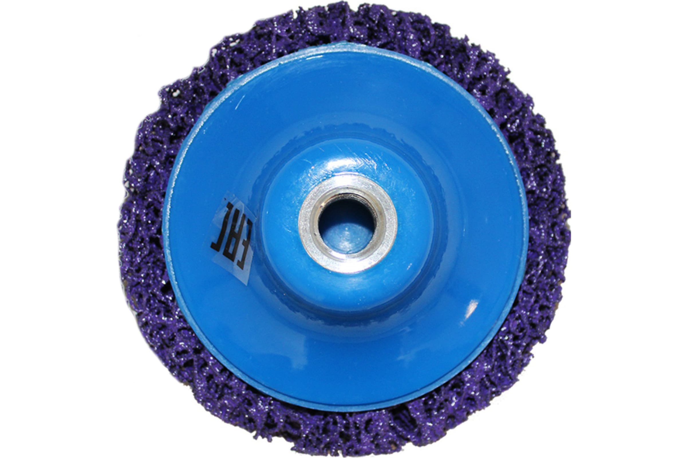 Круг для снятия ржавчины на резьбе фиолетовый (100 мм; M14) Русский Мастер РМ-90498