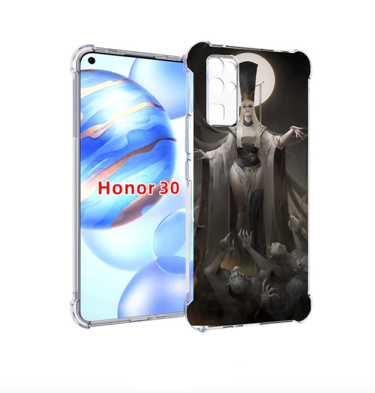 

Чехол бампер MyPads Erfiorr — Fantasy Art Dimension для Honor 30, Прозрачный, Tocco