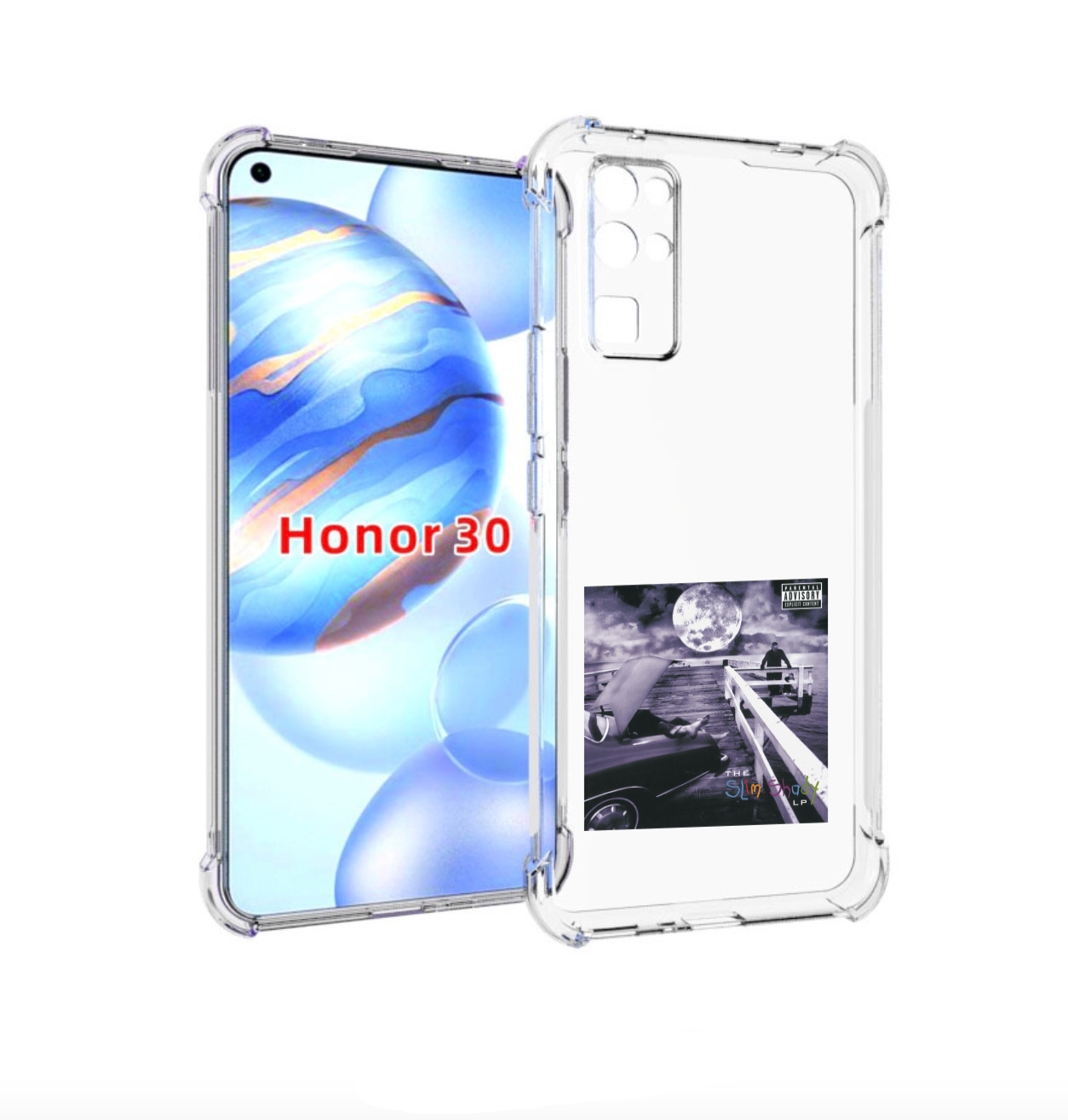 

Чехол Бампер Mypads Eminem The Slim Shady Lp Для Honor 30 (Bmh-A, Прозрачный, Tocco