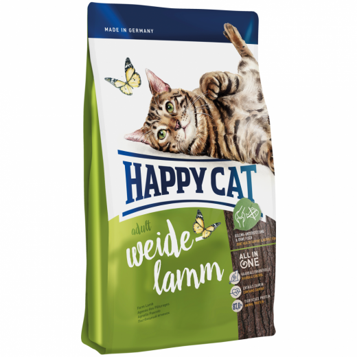 фото Сухой корм для кошек happy cat fit & well, ягненок, 1,4кг