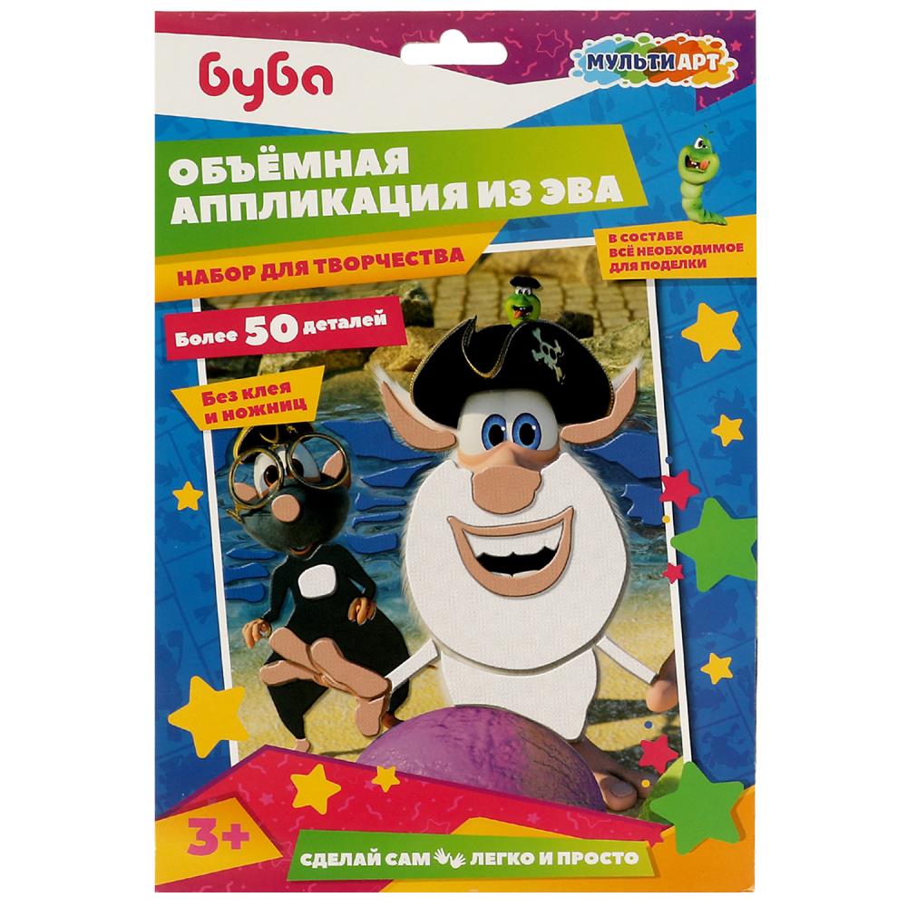 Аппликация объемная из эва Буба, 17х23 см, MultiArt EVA-BUBA