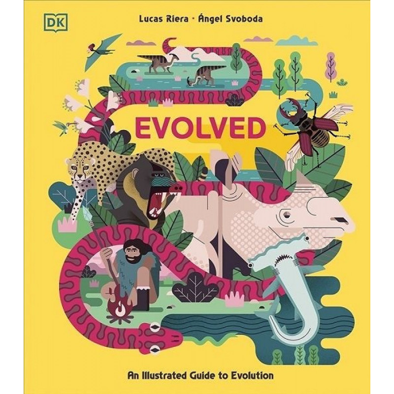 фото Книга evolved: an illustrated guide to evolution dorling kindersley