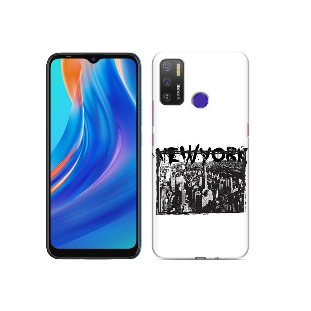 

Чехол MyPads Tocco для Tecno Spark 5 Air че, Прозрачный, Tocco