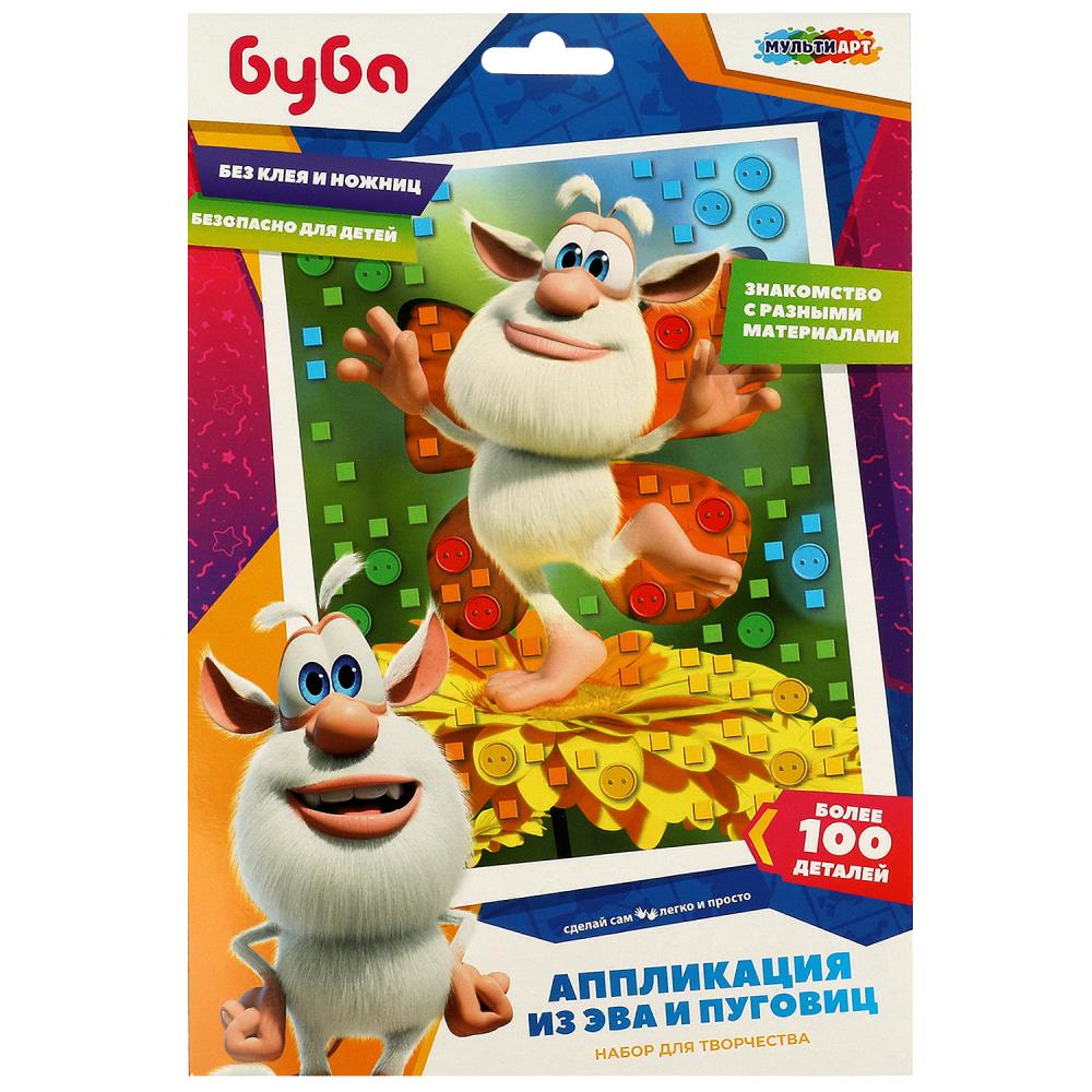 

Аппликация из эва и пуговиц Буба MultiArt APPPUG-BUBA