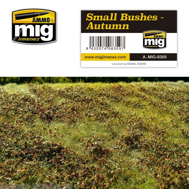 фото Amig8359 ammo mig основание для диорамы small bushes - autumn
