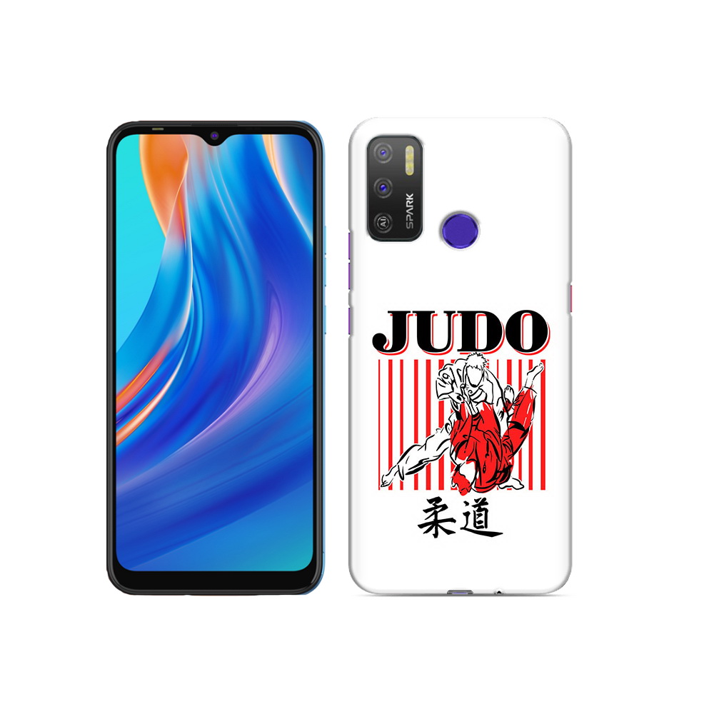

Чехол MyPads Tocco для Tecno Spark 5 Air Дзюдо, Прозрачный, Tocco