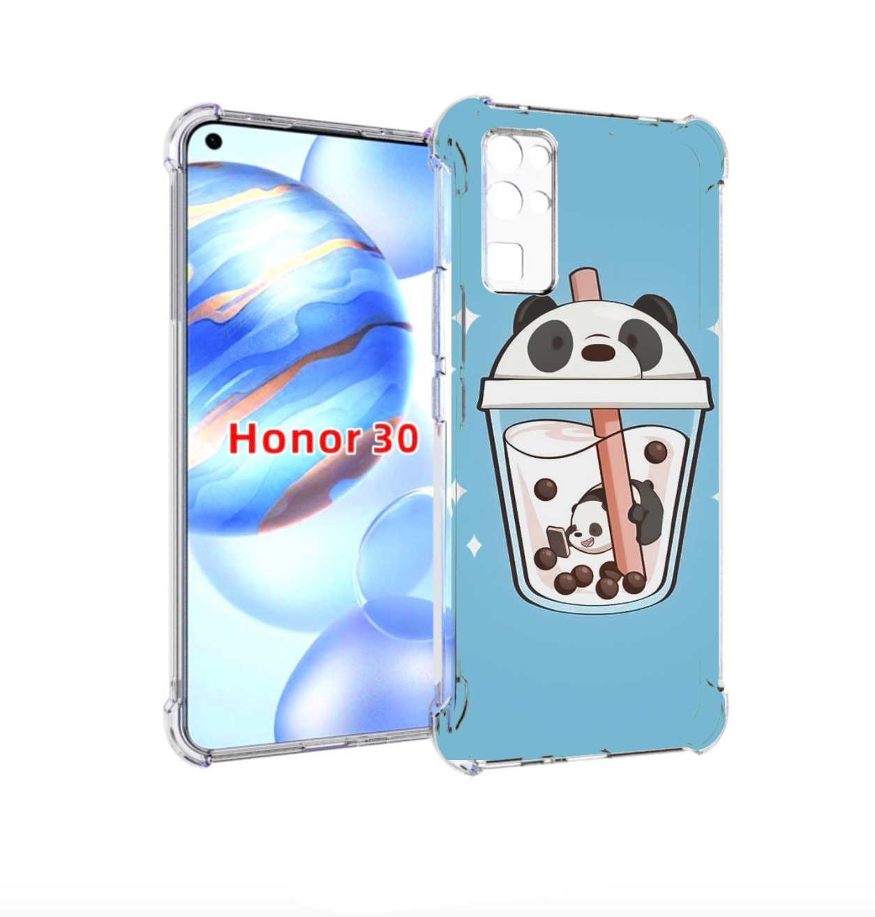 

Чехол бампер MyPads Bubble tea для Honor 30 (BMH-AN10) противоуд, Прозрачный, Tocco