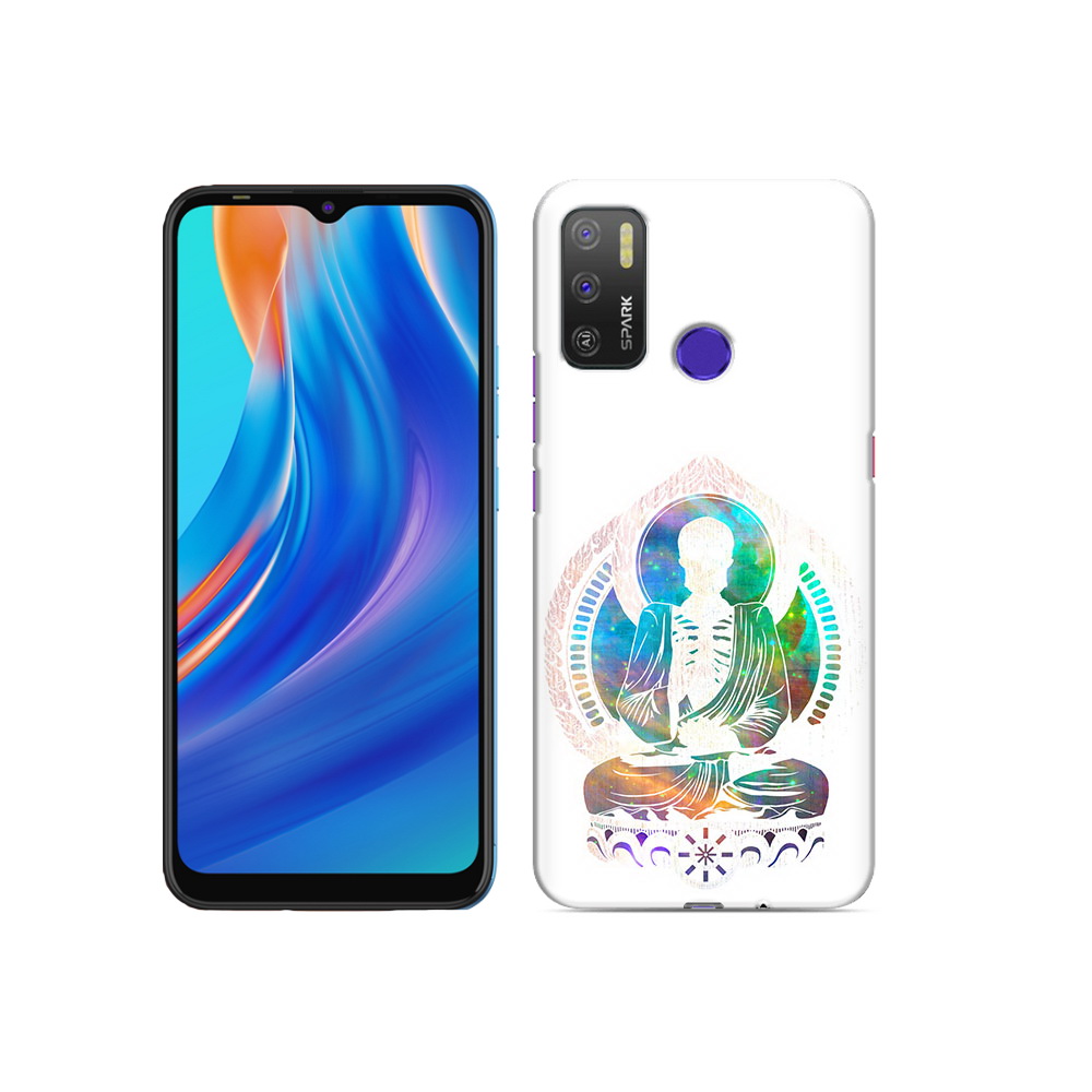 

Чехол MyPads Tocco для Tecno Spark 5 Air умный скелет, Прозрачный, Tocco