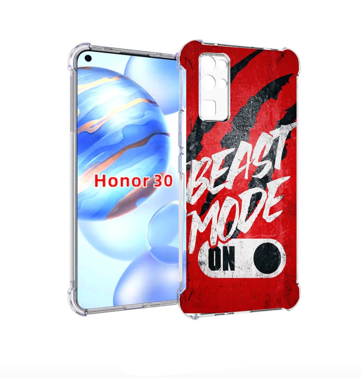 

Чехол Бампер Mypads Beast Inside You Для Honor 30 (Bmh-An10) Про, Прозрачный, Tocco