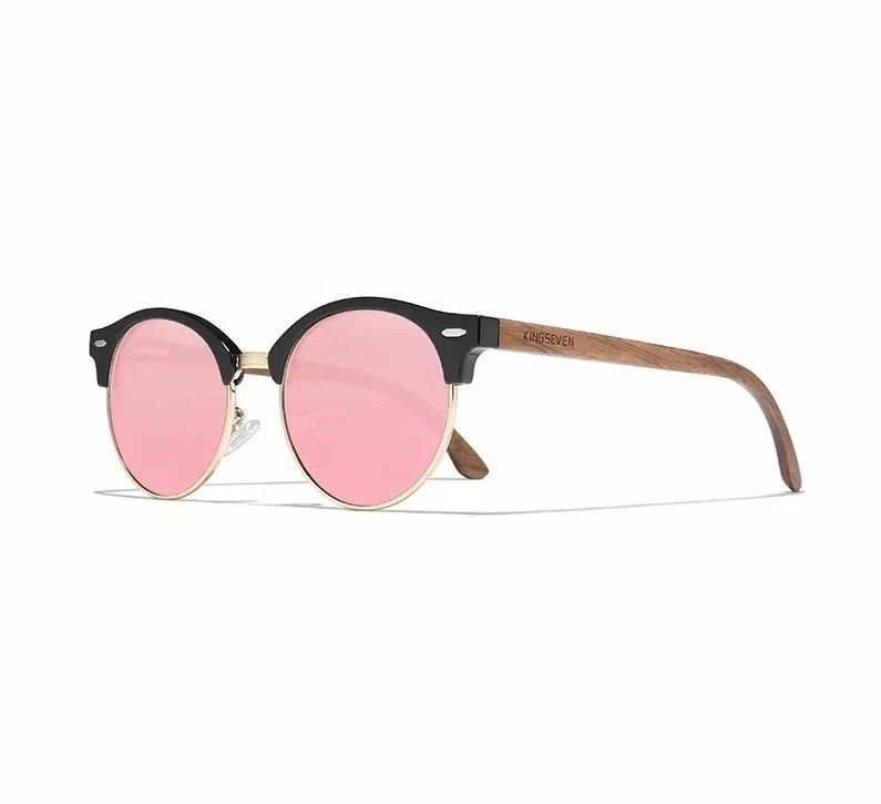 Солнцезащитные очки унисекс Kingseven W-5517 розовые