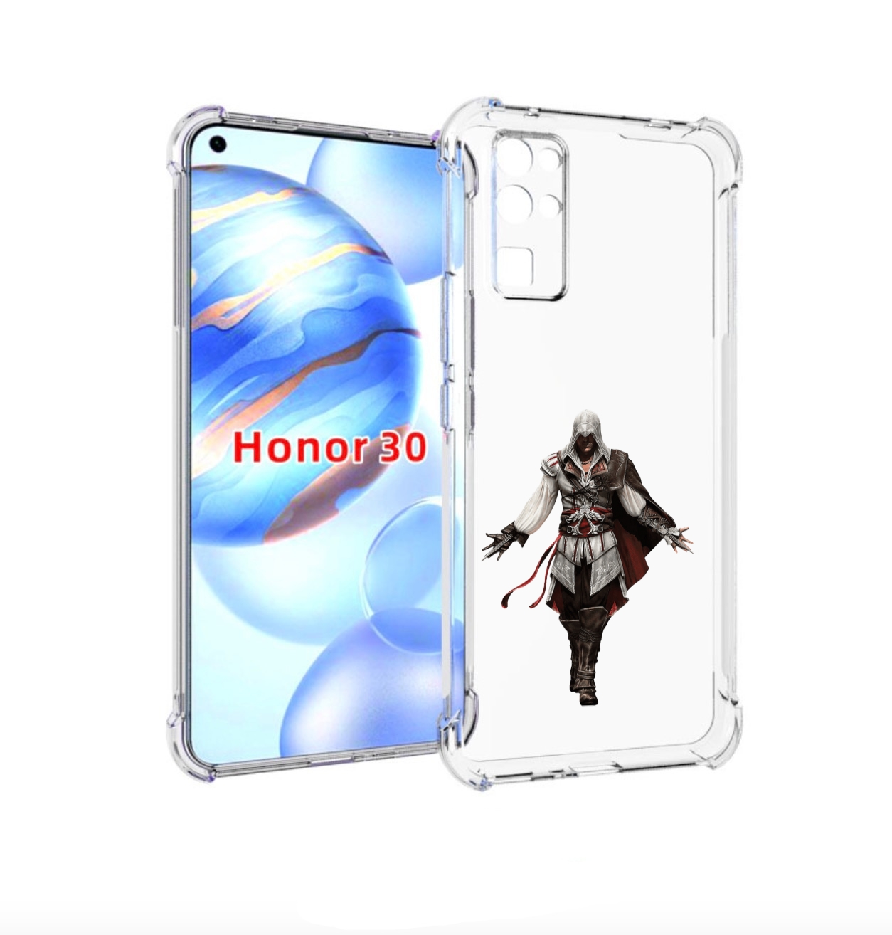 

Чехол бампер MyPads Assassin's-Creed мужской для Honor 30 (BMH-A, Прозрачный, Tocco