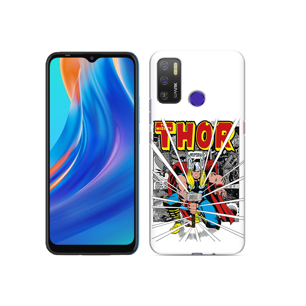 

Чехол MyPads Tocco для Tecno Spark 5 Air тор рисунок, Прозрачный, Tocco
