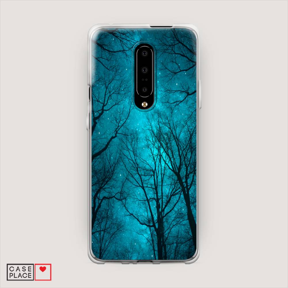 

Чехол Awog на OnePlus 7 Pro / ВанПлас 7 Pro "Сказочный лес", Черный;голубой, 150850-4