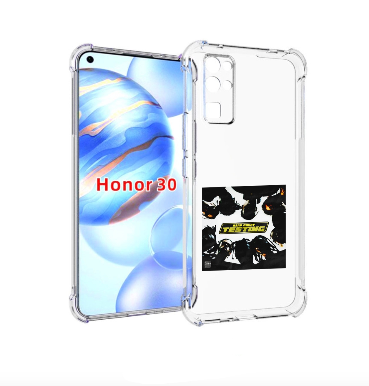 

Чехол Бампер Mypads Asap Rocky - Testing Для Honor 30 (Bmh-An10), Прозрачный, Tocco