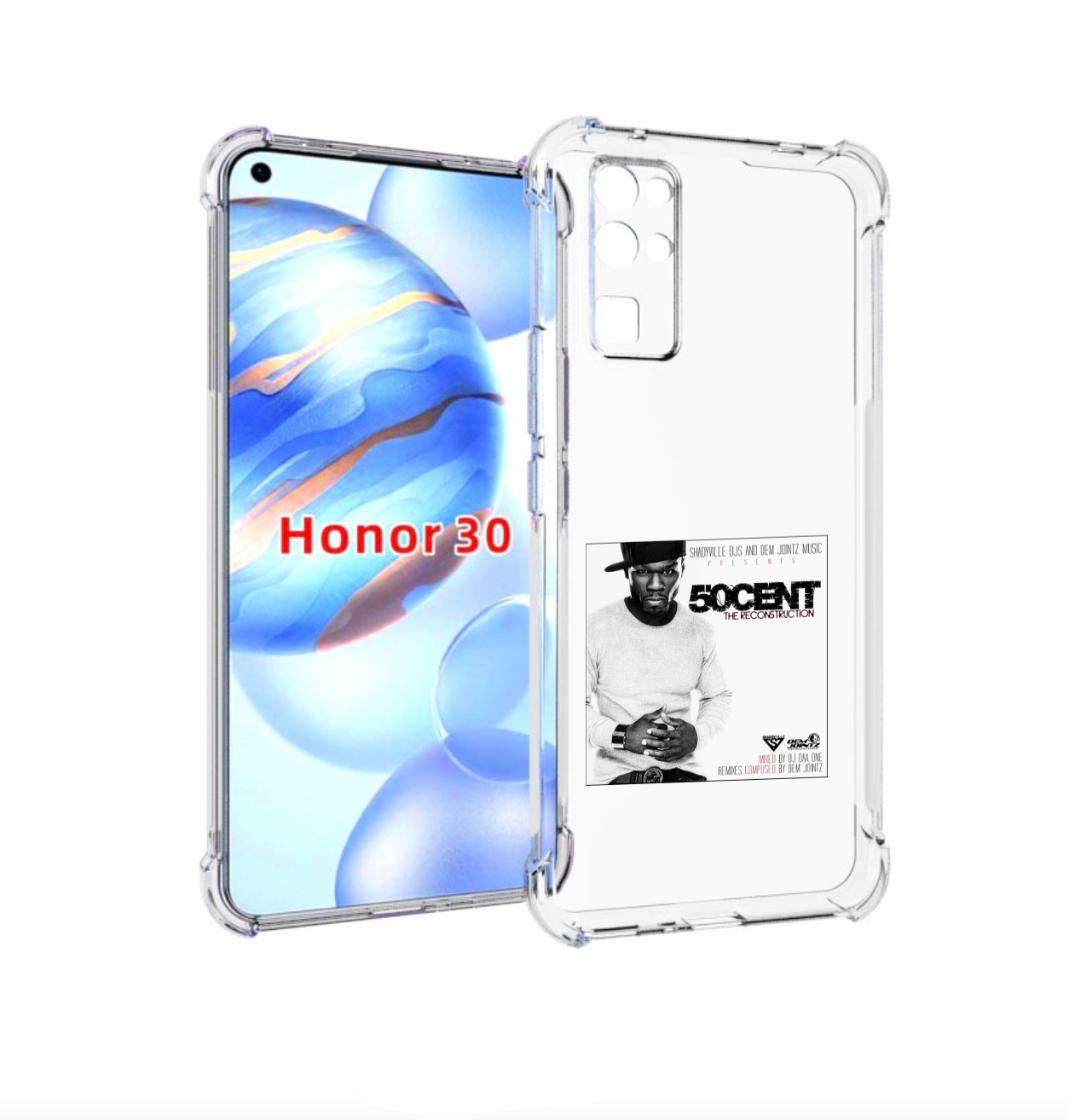 

Чехол бампер MyPads 50 Cent - The Reconstruction для Honor 30 (B, Прозрачный, Tocco