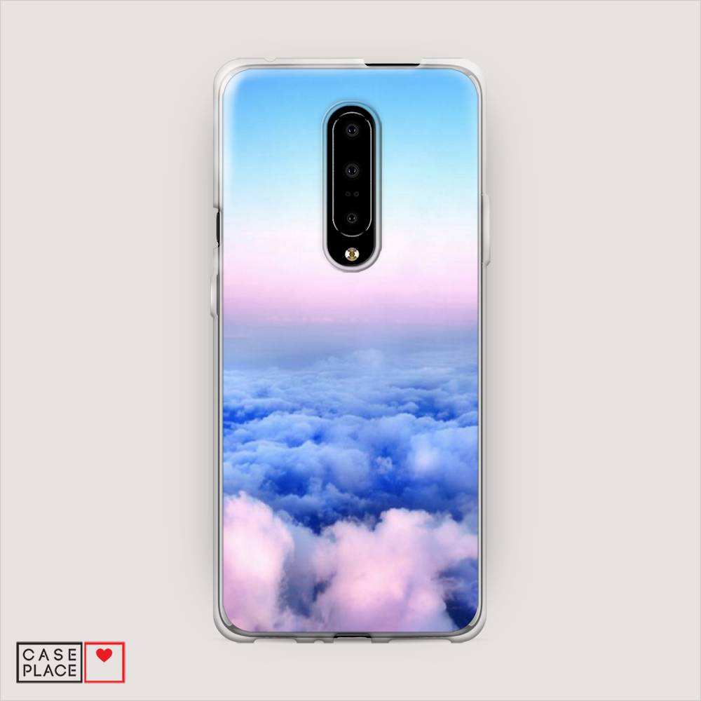 

Чехол Awog на OnePlus 7 Pro / ВанПлас 7 Pro "Облака", Голубой;розовый, 150850-4