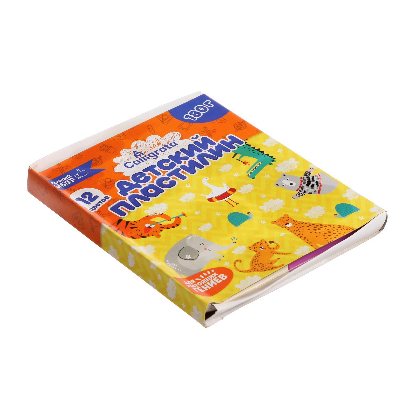 

Пластилин 12цв 180г Calligrata