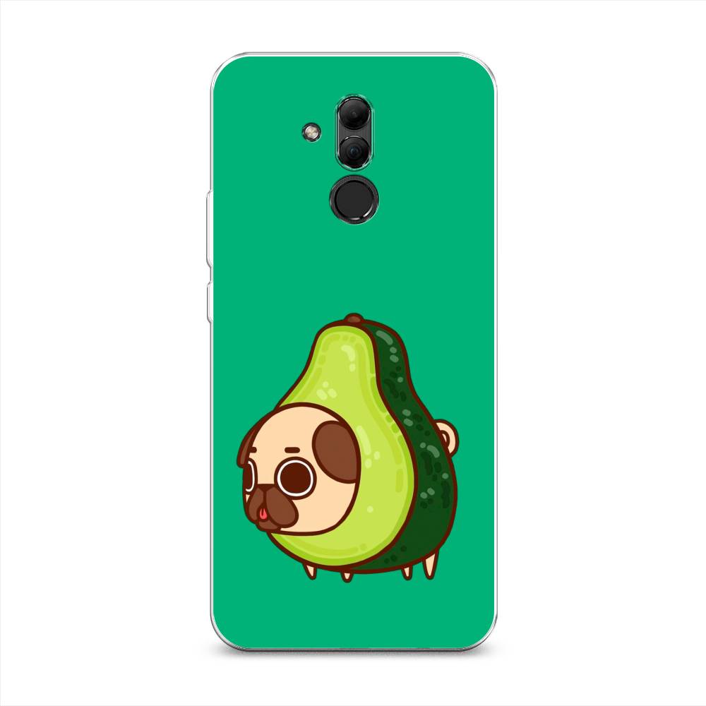 

Чехол на Huawei Mate 20 Lite "Мопс авокадик", Зеленый, 66650-1