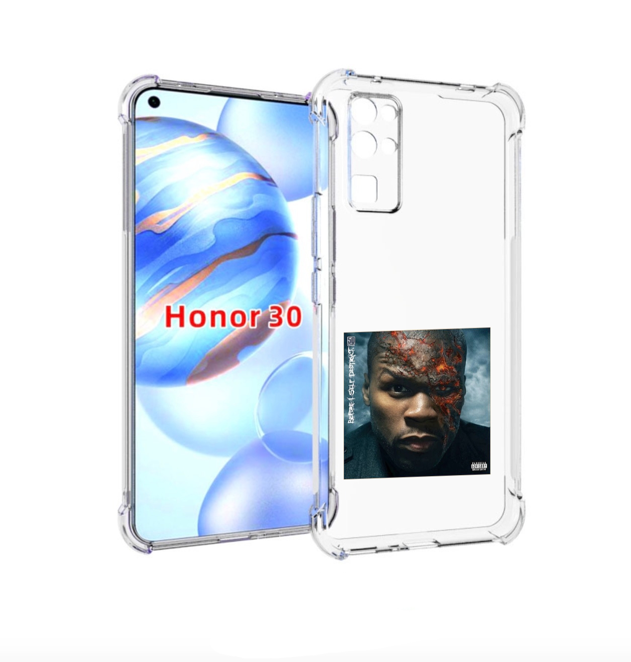 

Чехол бампер MyPads 50 Cent - Before I Self Destruct мужской для, Прозрачный, Tocco