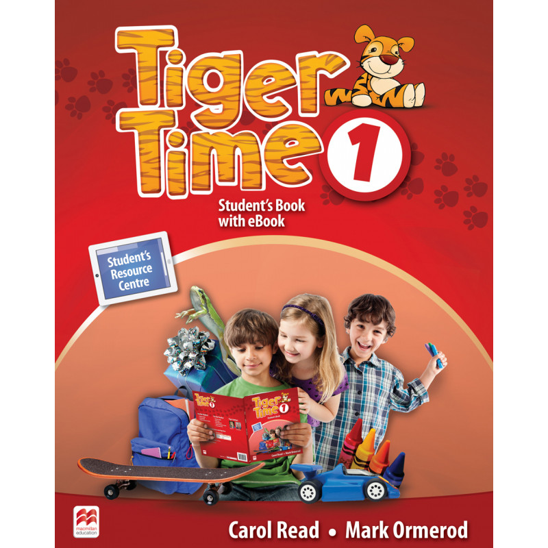 фото Книга tiger time. level 1. students book + ebook macmillan