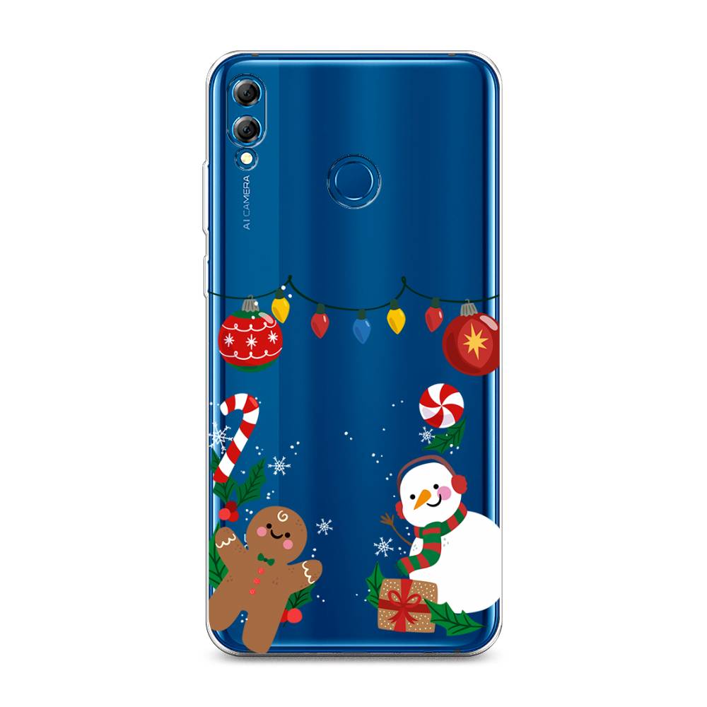

Чехол на Honor 8X Max "Новогоднее настроение", Коричневый;красный;зеленый, 66550-5