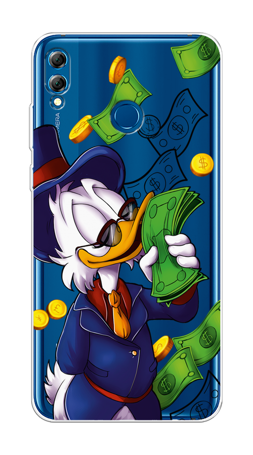 

Чехол на Honor 8X Max "Scrooge McDuck with Money", Синий;зеленый;белый, 66550-6