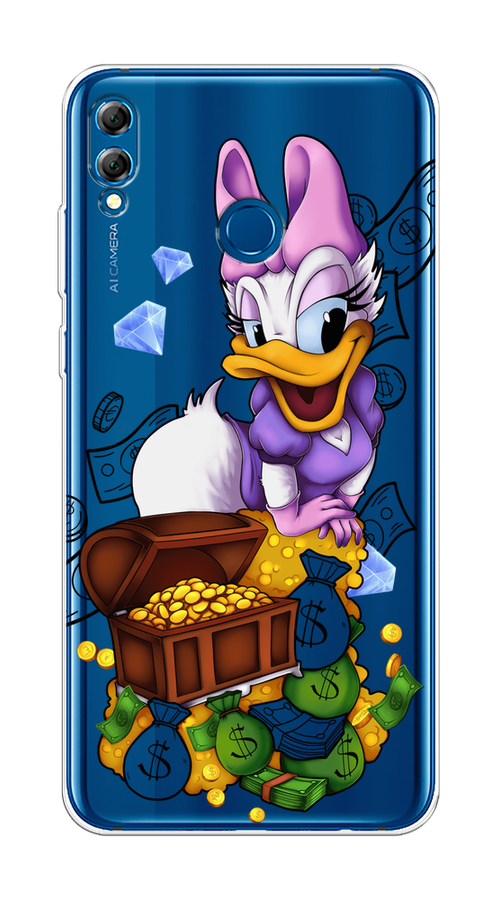 

Чехол на Honor 8X Max "Rich Daisy Duck", Коричневый;белый;фиолетовый, 66550-6