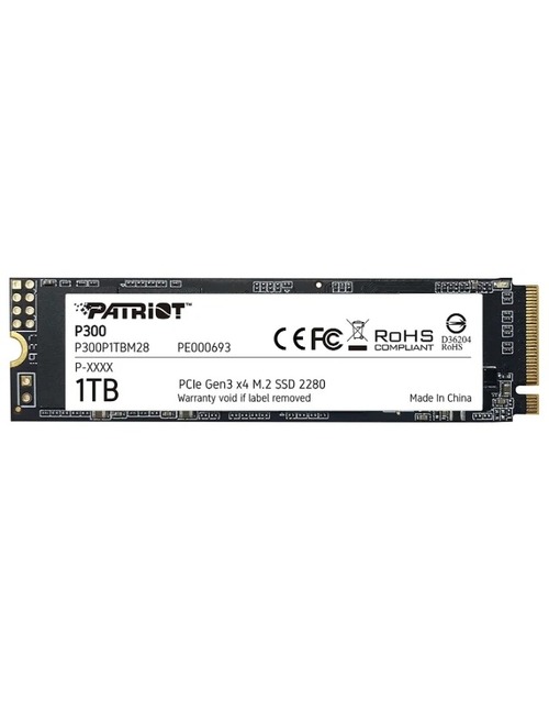 

SSD накопитель Patriot Memory P300 M.2 2280 1 ТБ (P300P1TBM28), P300