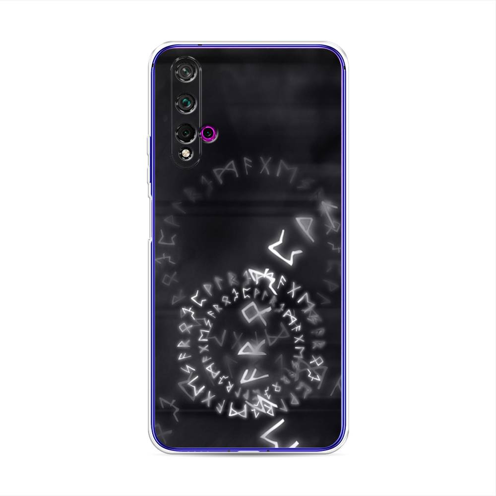

Чехол для Huawei Nova 5T/Honor 20 "Руны", Серый;черный, 610550-3