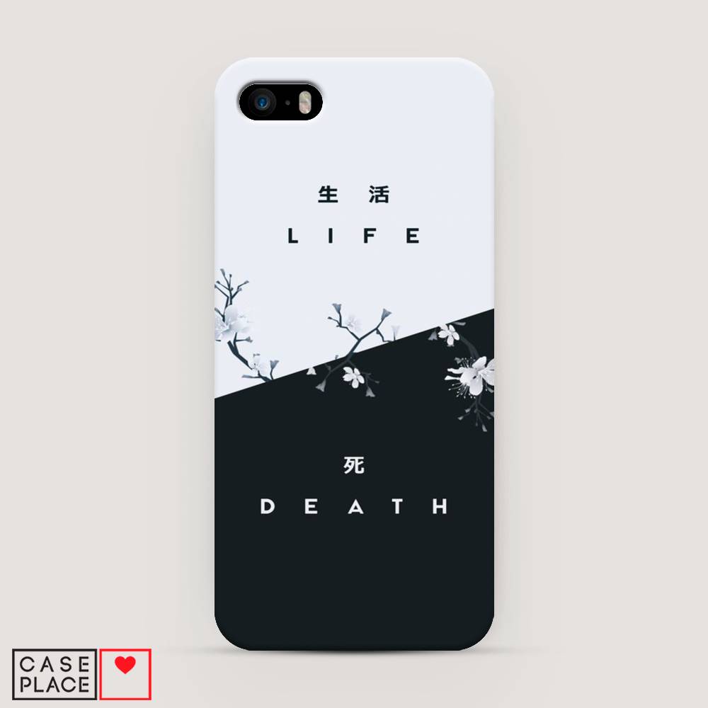 

Пластиковый чехол "Life and death" на Apple iPhone 5, 10320-5