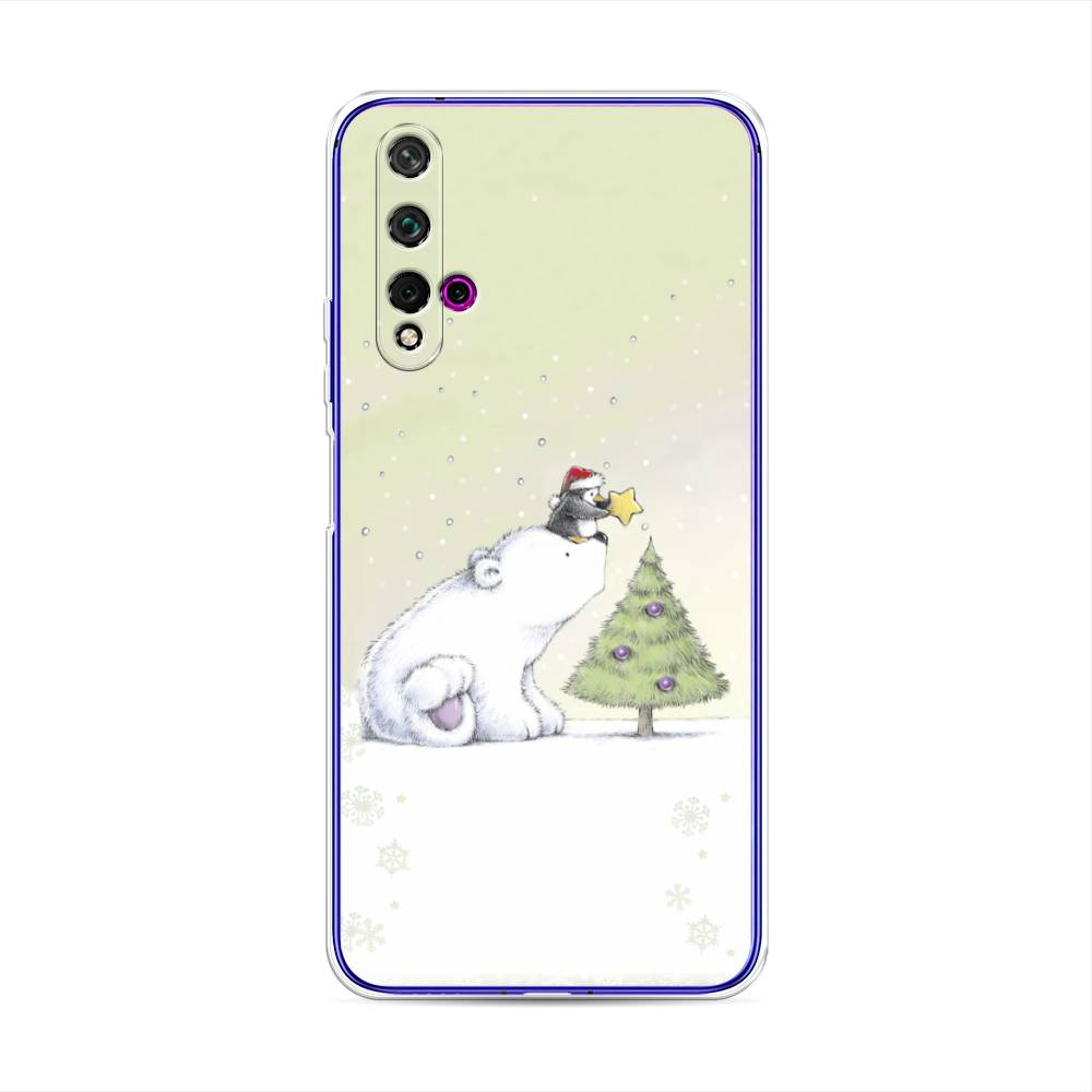 

Чехол для Huawei Nova 5T/Honor 20 "Украшение елки", Белый;бежевый, 610550-5