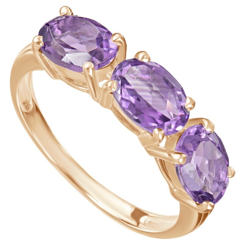 

Кольцо из серебра с аметистом р., LAZURIT-ONLINE 792803, 792803