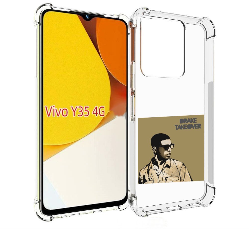 

Чехол MyPads Drake - Takeover для Vivo Y35 4G 2022 / Vivo Y22, Прозрачный, Tocco