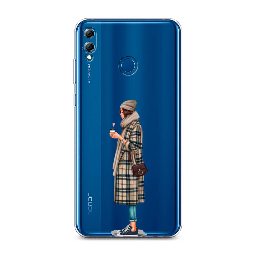 

Чехол на Honor 8X Max "Утренний кофе", Коричневый;бежевый, 66550-6