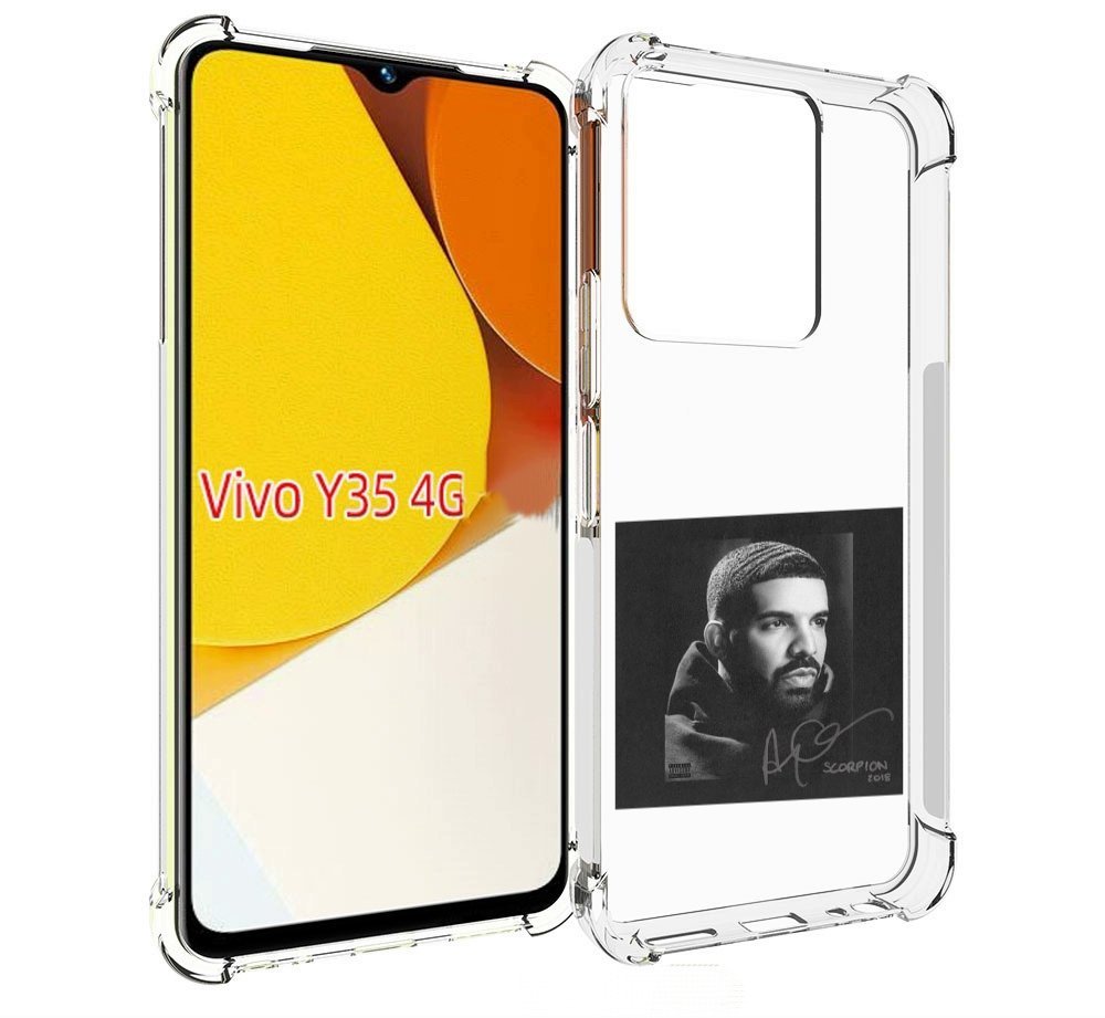 

Чехол MyPads Drake - Scorpion для Vivo Y35 4G 2022 / Vivo Y22, Прозрачный, Tocco