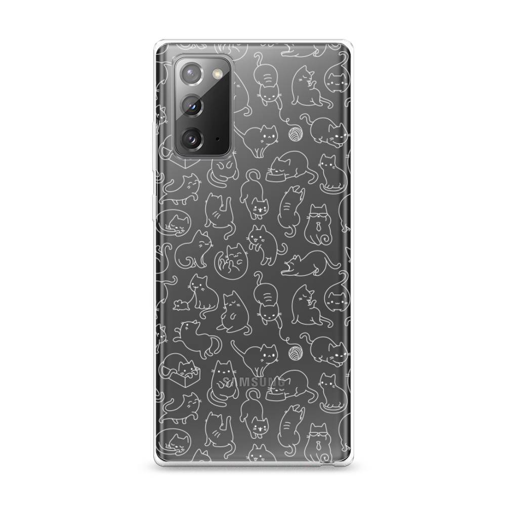 

Чехол Awog на Samsung Galaxy Note 20 / Самсунг Note 20 "Шкодливые котики", Разноцветный, 2100950-2