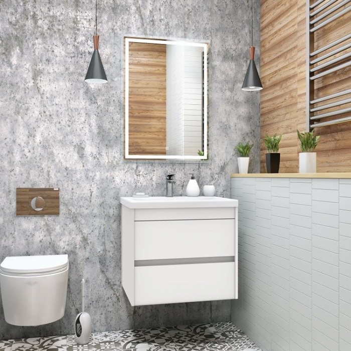 

Мебель для ванной Art&Max Family 58 Bianco Lucido